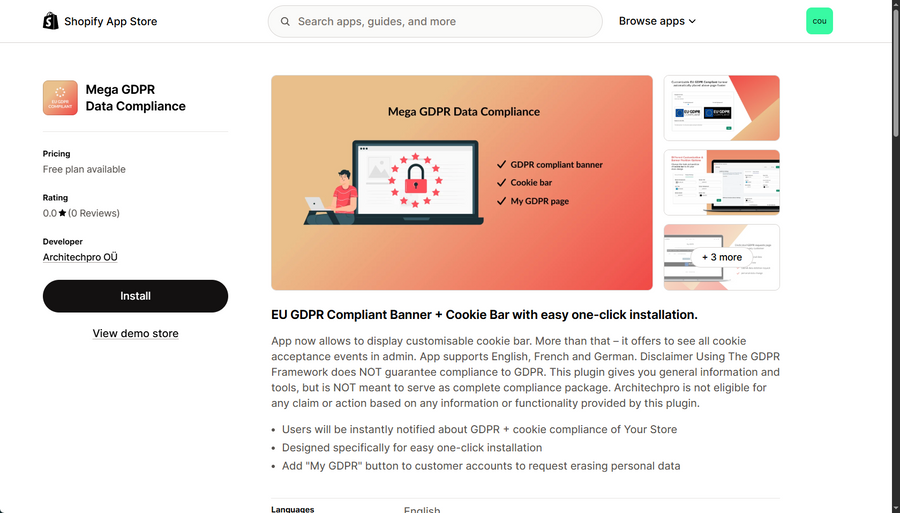 Mega GDPR Data Compliance