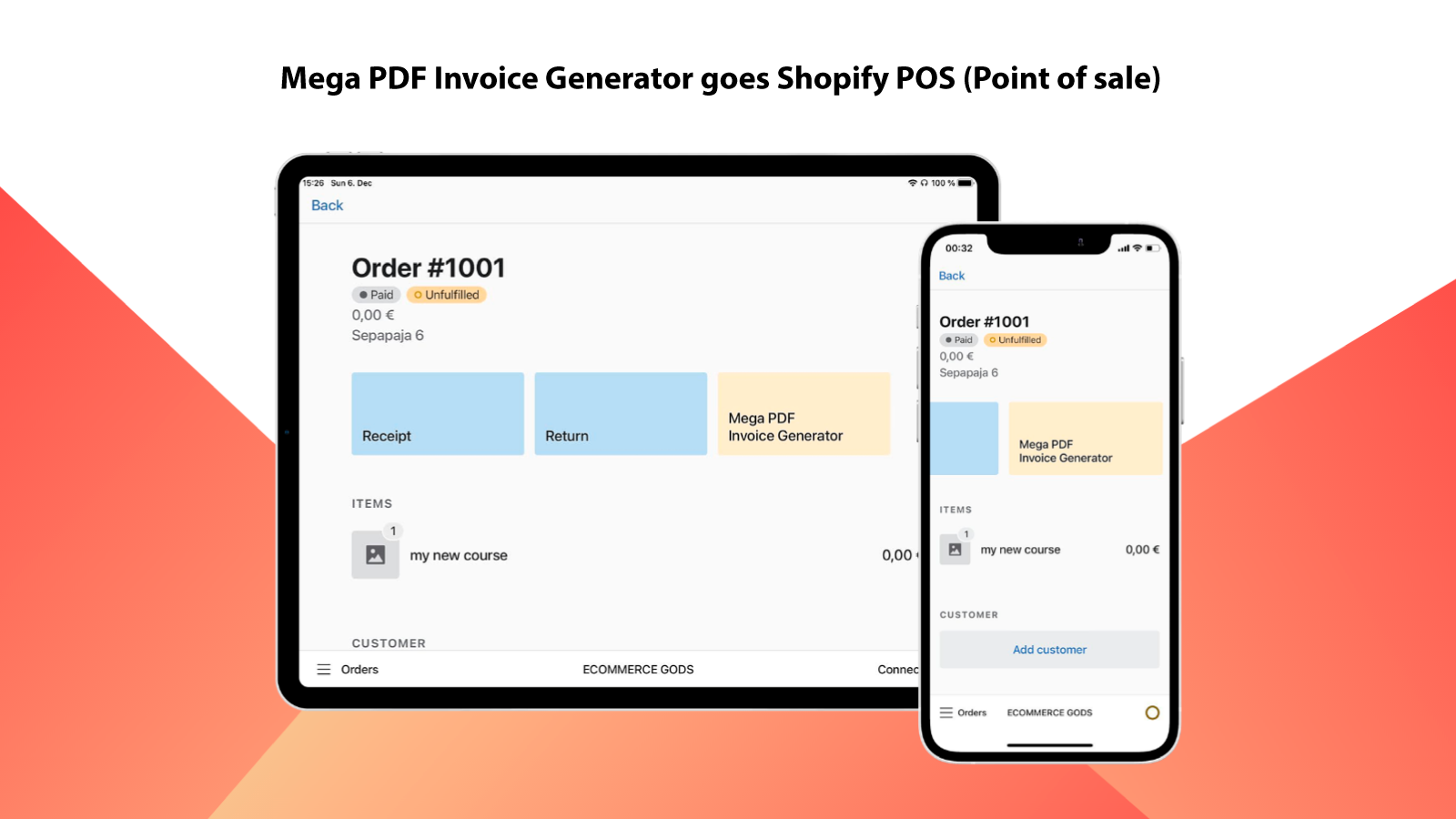 Galaxy matematiker mover Mega PDF Invoice Order Printer supports Shopify POS (Point of sale) –  Architechpro OÜ